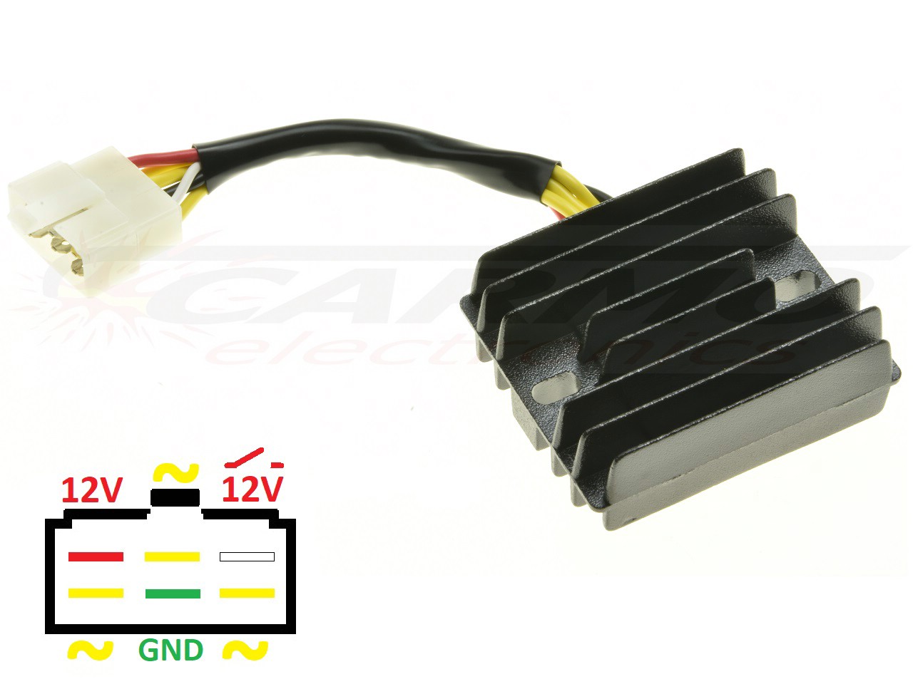 CARR201-YY - MOSFET Benzhou Quantum YY125 YY 125 Voltage regulator rectifier (LH0909) - 画像をクリックして閉じる