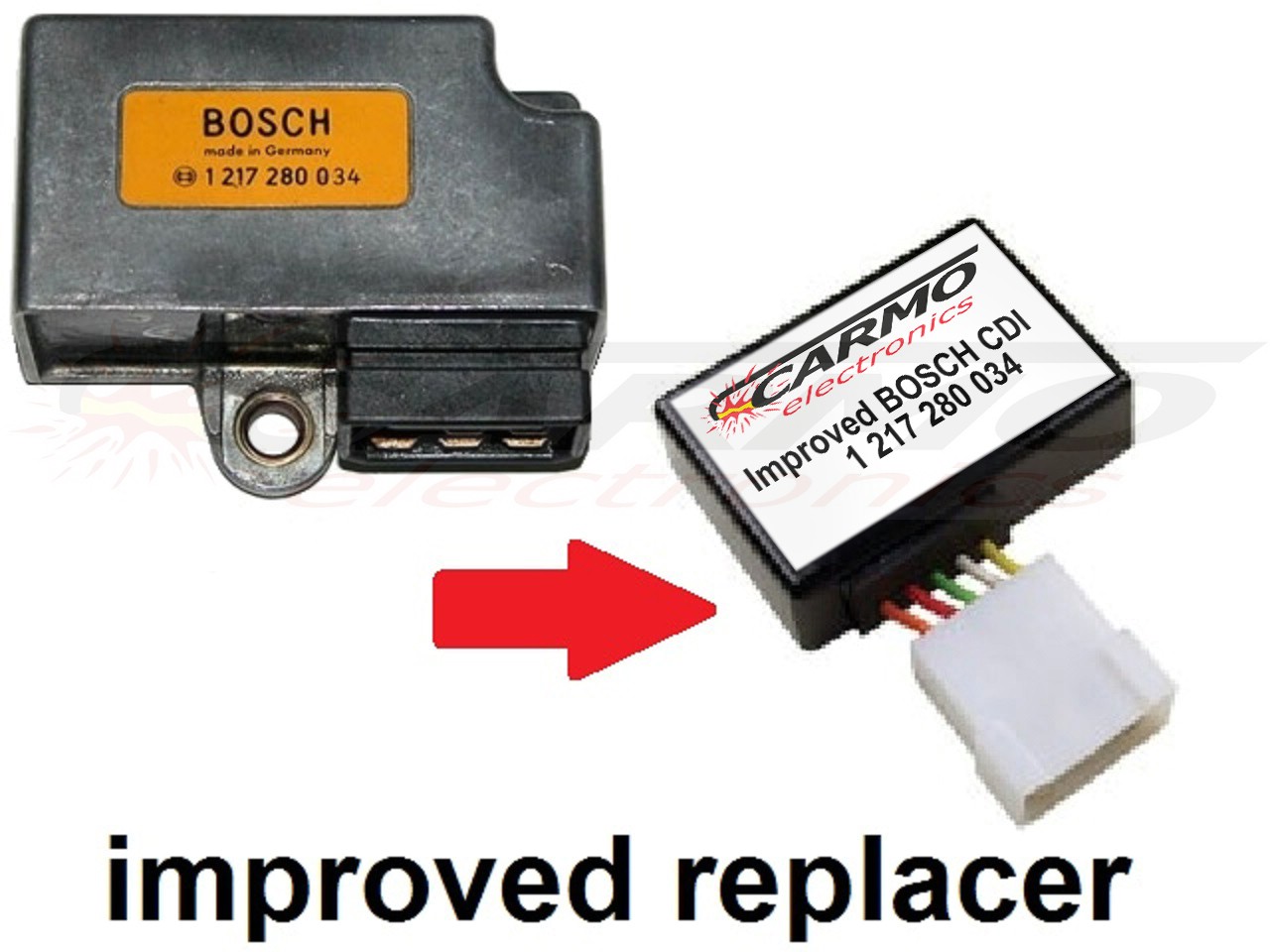 Bosch onsteking CDI ユニット モジュール 1217280034 1217280042 - 画像をクリックして閉じる